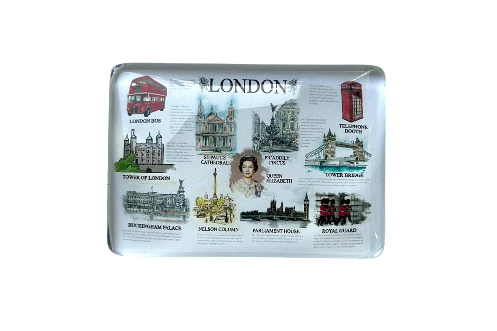 LONDON GLASS MAGNET - GM4